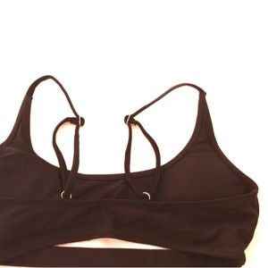 Black Bikini top with cutout (L)